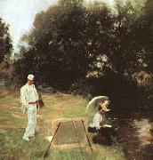 John Singer Sargent Dennis Miller Bunker Painting at Calcot oil